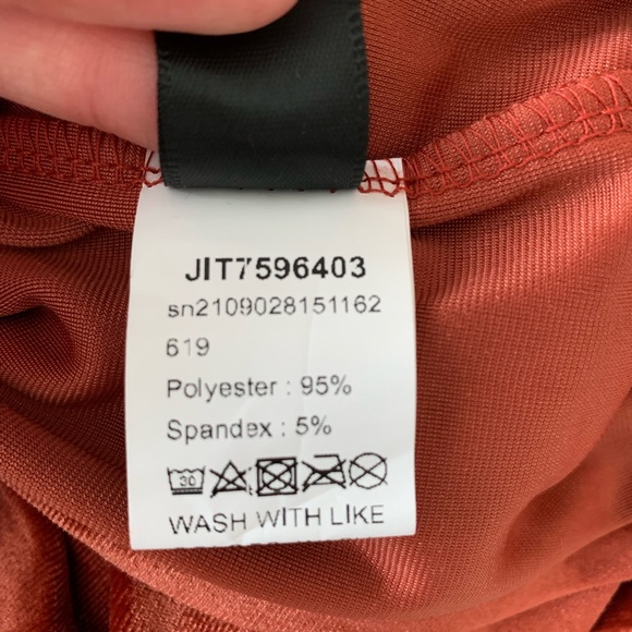 SHEIN Velvet Floor Length Dress Size Medium - Picture 7 of 7